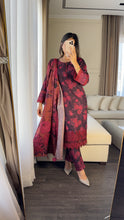 Load image into Gallery viewer, 3PC Stitched shalwar Suit Ready to wear DHANAK winter Wear with Dhanak dupatta HW-DH30