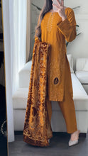 Load image into Gallery viewer, 3PC Stitched DHANAK shalwar Suit Ready to wear DHANAK winter Wear with DHANAK dupatta HW-DP25003