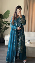 Load image into Gallery viewer, 3pc Embroidered Shalwar Kameez with CHIFFON dupatta Stitched Suit Ready to wear HW-U2462