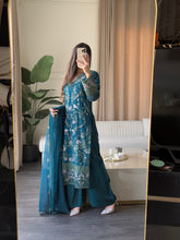 Load image into Gallery viewer, 3pc Embroidered Shalwar Kameez with CHIFFON dupatta Stitched Suit Ready to wear HW-U2462
