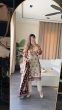 Load image into Gallery viewer, 3 pcs Stitched lawn suit Ready to Wear with CHIFFON dupatta LAWN-JF104