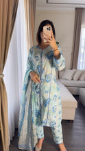 Load image into Gallery viewer, 3 pcs Stitched lawn suit Ready to Wear with CHIFFON dupatta LAWN-048