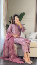 Load image into Gallery viewer, 3 pcs Stitched lawn suit Ready to Wear with CHIFFON dupatta LAWN-049