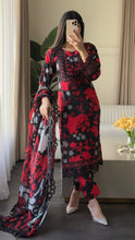Load image into Gallery viewer, 3 pcs Stitched lawn suit Ready to Wear with CHIFFON dupatta LAWN-RM101