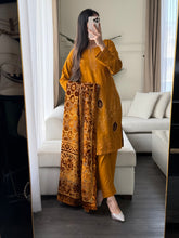 Load image into Gallery viewer, 3PC Stitched DHANAK shalwar Suit Ready to wear DHANAK winter Wear with DHANAK dupatta HW-DP25003