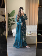 Load image into Gallery viewer, 3pc Embroidered Shalwar Kameez with CHIFFON dupatta Stitched Suit Ready to wear HW-U2462