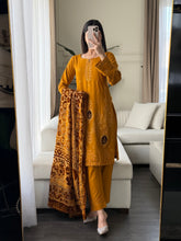 Load image into Gallery viewer, 3PC Stitched DHANAK shalwar Suit Ready to wear DHANAK winter Wear with DHANAK dupatta HW-DP25003
