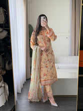Load image into Gallery viewer, 3 pcs Stitched lawn suit Ready to Wear with LAWN dupatta LAWN-JF114