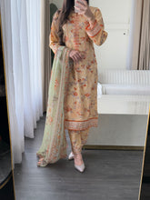 Load image into Gallery viewer, 3 pcs Stitched lawn suit Ready to Wear with LAWN dupatta LAWN-JF114
