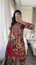 Load image into Gallery viewer, 3PC Stitched shalwar Suit Ready to wear LINEN winter Wear with LINEN dupatta HW-DH32
