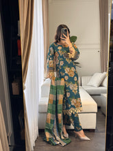 Load image into Gallery viewer, 3PC Stitched shalwar Suit Ready to wear DHANAK winter Wear with Dhanak dupatta HW-DH22
