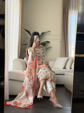 Load image into Gallery viewer, 3pc SILK Embroidered Shalwar Kameez with CHIFFON dupatta Stitched Suit Ready to wear HW-A1123B
