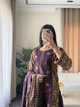 Load image into Gallery viewer, 3 pcs Stitched lawn suit Ready to Wear with LAWN dupatta LAWN-JF110
