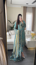 Load image into Gallery viewer, 3pc Embroidered Shalwar Kameez with CHIFFON dupatta Stitched Suit Ready to wear HW-U5313
