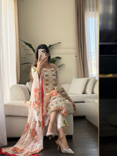 Load image into Gallery viewer, 3pc SILK Embroidered Shalwar Kameez with CHIFFON dupatta Stitched Suit Ready to wear HW-A1123B
