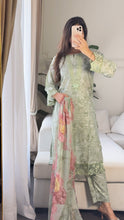 Load image into Gallery viewer, 3 pcs Stitched lawn suit Ready to Wear with CHIFFON dupatta LAWN-051

