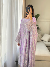Load image into Gallery viewer, 3pc LILAC Embroidered Shalwar Kameez wit Net dupatta Stitched Suit Ready to wear HW-U2190
