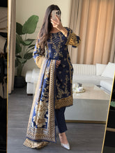Load image into Gallery viewer, 3 pcs Stitched lawn suit Ready to Wear with CHIFFON dupatta LAWN-JF105
