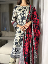 Load image into Gallery viewer, 3PC Stitched shalwar Suit Ready to wear LINEN winter Wear with LINEN dupatta HW-DH15
