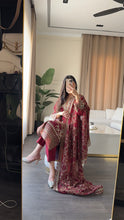 Load image into Gallery viewer, 3pc Embroidered Shalwar Kameez with CHIFFON dupatta Stitched Suit Ready to wear HW-U2502
