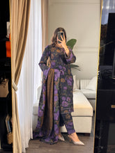 Load image into Gallery viewer, 3PC Stitched shalwar Suit Ready to wear DHANAK winter Wear with Dhanak dupatta HW-DH25
