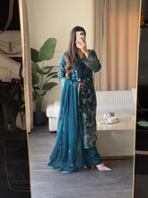 Load image into Gallery viewer, 3pc Embroidered Shalwar Kameez with CHIFFON dupatta Stitched Suit Ready to wear HW-U2462
