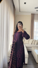 Load image into Gallery viewer, 3PC Stitched DHANAK shalwar Suit Ready to wear DHANAK winter Wear with DHANAK dupatta HW-DP25002

