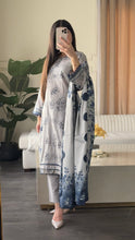 Load image into Gallery viewer, 3 pcs Stitched lawn suit Ready to Wear with CHIFFON dupatta LAWN-JF108
