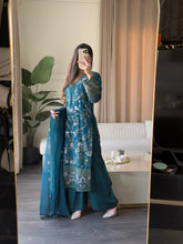 Load image into Gallery viewer, 3pc Embroidered Shalwar Kameez with CHIFFON dupatta Stitched Suit Ready to wear HW-U2462
