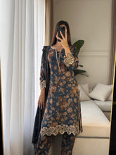 Load image into Gallery viewer, 3PC Stitched shalwar Suit Ready to wear DHANAK winter Wear with Dhanak dupatta HW-DH13
