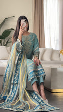 Load image into Gallery viewer, 3pc Embroidered Shalwar Kameez with CHIFFON dupatta Stitched Suit Ready to wear HW-U5313
