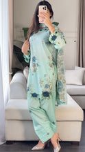 Load image into Gallery viewer, 3 pcs Stitched lawn suit Ready to Wear with CHIFFON dupatta LAWN-040A
