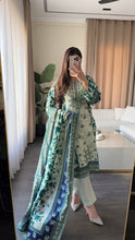 Load image into Gallery viewer, 3 pcs Stitched lawn suit Ready to Wear with CHIFFON dupatta LAWN-JF103
