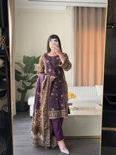 Load image into Gallery viewer, 3 pcs Stitched lawn suit Ready to Wear with LAWN dupatta LAWN-JF110
