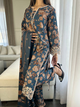 Load image into Gallery viewer, 3PC Stitched shalwar Suit Ready to wear DHANAK winter Wear with Dhanak dupatta HW-DH13
