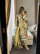 Load image into Gallery viewer, 3PC Stitched shalwar Suit Ready to wear DHANAK winter Wear with Dhanak dupatta HW-DH28
