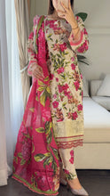 Load image into Gallery viewer, 3 pcs Stitched lawn suit Ready to Wear with CHIFFON dupatta LAWN-038
