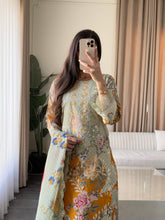 Load image into Gallery viewer, 3 pcs Stitched lawn suit Ready to Wear with Chiffon dupatta LAWN-D334
