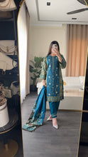 Load image into Gallery viewer, 3 pcs Stitched lawn suit Ready to Wear with LAWN dupatta LAWN-JF111
