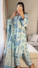 Load image into Gallery viewer, 3 pcs Stitched lawn suit Ready to Wear with CHIFFON dupatta LAWN-048
