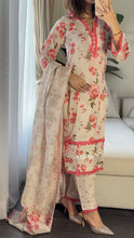 Load image into Gallery viewer, 3 pcs Stitched lawn suit Ready to Wear with CHIFFON dupatta LAWN-050
