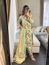 Load image into Gallery viewer, 3PC Stitched shalwar Suit Ready to wear DHANAK winter Wear with Dhanak dupatta HW-DH27
