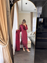 Load image into Gallery viewer, 3PC Stitched shalwar Suit Ready to wear DHANAK winter Wear with Dhanak dupatta HW-DH17
