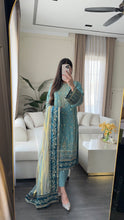 Load image into Gallery viewer, 3pc Embroidered Shalwar Kameez with CHIFFON dupatta Stitched Suit Ready to wear HW-U5313
