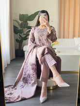 Load image into Gallery viewer, 3 pcs Stitched lawn suit Ready to Wear with CHIFFON dupatta LAWN-JF109
