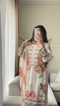 Load image into Gallery viewer, 3pc SILK Embroidered Shalwar Kameez with CHIFFON dupatta Stitched Suit Ready to wear HW-A1123B
