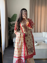 Load image into Gallery viewer, 3 pcs Stitched lawn suit Ready to Wear with CHIFFON dupatta LAWN-JF102
