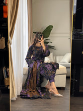 Load image into Gallery viewer, 3PC Stitched shalwar Suit Ready to wear DHANAK winter Wear with Dhanak dupatta HW-DH25

