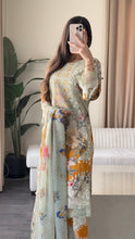 Load image into Gallery viewer, 3 pcs Stitched lawn suit Ready to Wear with Chiffon dupatta LAWN-D334
