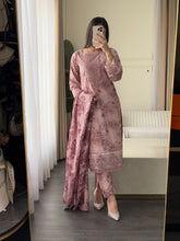 Load image into Gallery viewer, 3 pcs Stitched lawn suit Ready to Wear with LAWN dupatta LAWN-JF112
